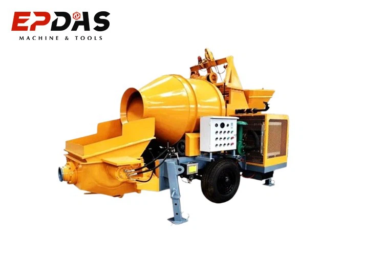 Concrete Mixing And Pumping Machine